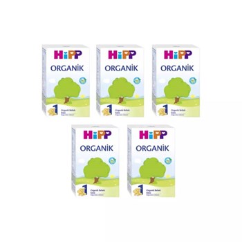 Hipp 1 0-6 Ay 5x300 gr Çoklu Paket Organik Bebek Sütü