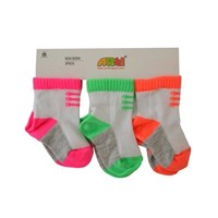 Artı 400093 Papuç Neon 3lü Baby Soket Bebek Çorabı Asorti 0-6 Ay 31638107