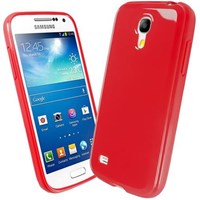 Microsonic Glossy Soft Kılıf Samsung Galaxy S4 Mini I9190 Kırmızı