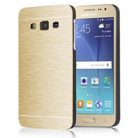 Microsonic Samsung Galaxy J2 Kılıf Hybrid Metal Gold