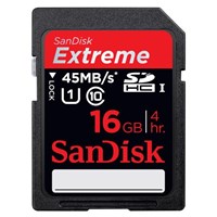 SanDisk 16GB SDHC - Extreme HD Video - SDSDX-016G-X46