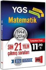 Yargı YGS Matematik Son 21 Yılın Çıkmış Soruları 1994-2014 (ISBN: 9786051571515)