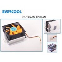 Evercool Cs-939Am2 3Pin Kırmızı Cpu Fan