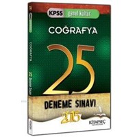 KPSS Coğrafya 25 Deneme Sınavı 2015 (ISBN: 9786051641492)