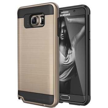 Microsonic Samsung Galaxy Note 5 Kılıf Slim Heavy Duty Gold CS300-SHD-GLX-NOTE5-GLD
