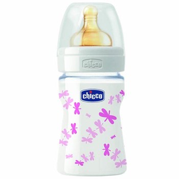 Chicco Desenli Cam Biberon Kauçuk 150 Ml Kız 32600849