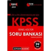 KPSS Lise Önlisans Mezunları için Genel Kültür Tamamı Çözümlü Soru Bankası 2014 (ISBN: 9786053646044)