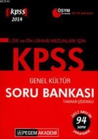 KPSS Lise Önlisans Mezunları için Genel Kültür Tamamı Çözümlü Soru Bankası 2014 (ISBN: 9786053646044)