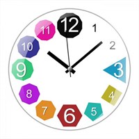iF Clock Geometri Duvar Saati (W47)