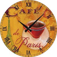 Frank Ray Cafe De Paris Duvar Saati 40 cm 29999322