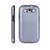 MICROSONIC Cs180 High Protector Alüminyum-silicone Case Kilif - Samsung Galaxy I9300 S3 - Mavi