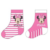 Minnie Mouse Mn4844 2'li Kız Bebek Çorabı Pembe 0 Ay (50-56 Cm) 21502478