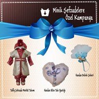 Erkek Bebek Mevlüt Kampanyası Mavi 0-3 Ay (56-62 Cm) 33442585