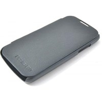 HTC Desire 500 Kılıf Ultra Thin Flip Cover Siyah