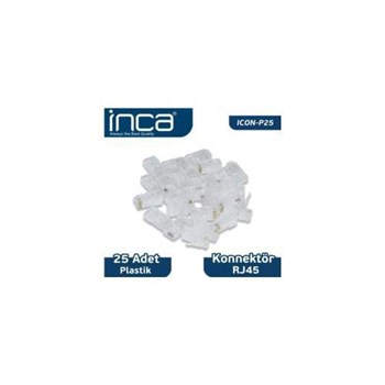 Inca Icon-p25 Rj45 25 Adet Plastik Konnektör