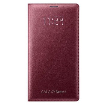 SAMSUNG EF-NN910B Galaxy Note 4 LED Cover Kırmızı