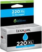 Lexmark Pro400X Pro500X 220Xl Orjinal Mavi Kartuş