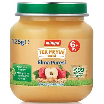 Milupa 6+ Ay 25 gr Tek Meyve Elma Püresi