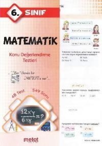 6. Sınıf Matematik Konu Değerlendirme Testleri (ISBN: 9786055074630)