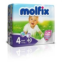 Molfix 7/24 İkiz Paket 4 Numara Maxi 40`lı