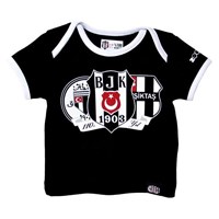 Beşiktaş Lisanslı T-Shirt Siyah Amblem - 21901956