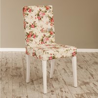 Sanal Mobilya Helen Demonte Sandalye Beyaz Bahar Mercan D-420 30250843