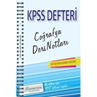 KPSS Coğrafya Ders Notları X Yayınları 2016 (ISBN: 9786059083454)