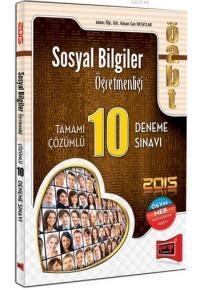 ÖABT Sosyal Bilgiler Öğretmenliği Tamamı Çözümlü 10 Deneme Sınavı (ISBN: 9786051572512)