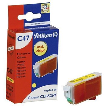 Muadil Canon CLI-526Y Yellow