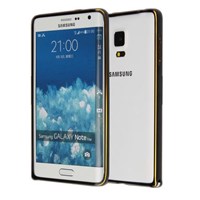 Microsonic Samsung Galaxy Note Edge Thin Metal Çerçeve Kılıf Siyah