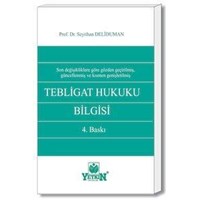 Tebligat Hukuku Bilgisi Seyithan Deliduman (ISBN: 9789784646733)
