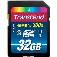 Transcend 32Gb 300X Sdhc Hafıza Kartı