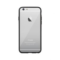 Ozaki O!coat 0.3 Bumper iPhone 6 Plus Kılıfı + Ekran Koruyucu Film (Siyah)