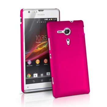 Microsonic Rubber Kılıf Sony Xperia Sp Pembe