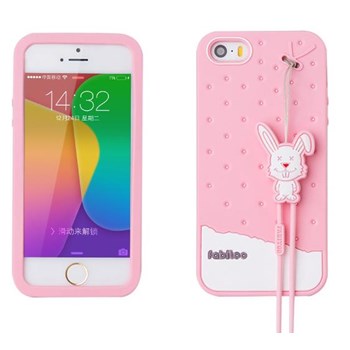 Fabitoo iPhone 5S Candy Kılıf Pembe