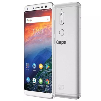 Casper VIA A2 32 GB 5.7 İnç 16 MP Akıllı Cep Telefonu Gümüş