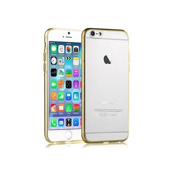 Cesim Silikon iPhone 6 Arka Kapak Altın