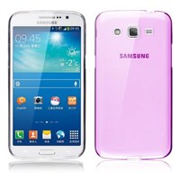 Microsonic Transparent Soft Samsung Galaxy Grand 2 Kılıf Pembe
