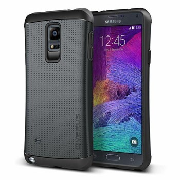 Verus Samsung Galaxy Note 4 Case Thor Series Kılıf HARD DROP - Renk : Charcoal Black