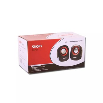 Snopy SN-120 6W 1+1 Speaker Kırmızı-Siyah