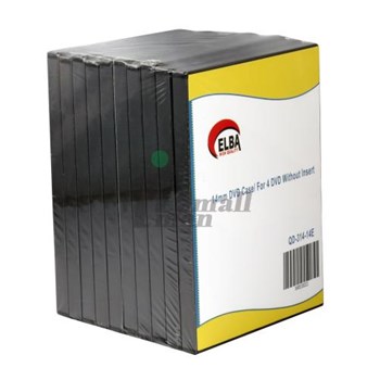 ELBA QD-314.14E 4LÜ SİYAH 14mm DVD Case