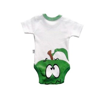 Baby Cool Yeşil Elma Baskılı Kısa Kollu Body 31541502