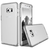 Verus Samsung Galaxy S6 Edge Plus Crystal Bumper Series Kılıf - Renk : Light Silver