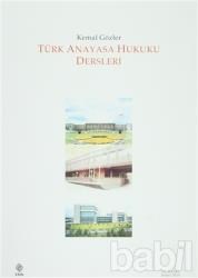 Türk Anayasa Hukuku Dersleri (ISBN: 9786053271017)