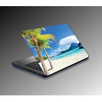 Jasmin Bora Bora beach Laptop Sticker 25240113