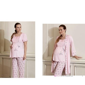 ARTıS Lohusa 3'lü Pijama Takım Ekru Xl 21239493