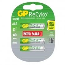 GP 800mAh Recyko AAA İnce Kalem Şarj Edilebilir Pil 6'lı