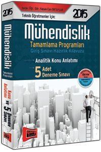 Mühendislik Tamamlama Programları Analitik Konu Anlatımlı 5 Adet Deneme Sınavı Yargı Yayınları 2015 (ISBN: 9786051573403)