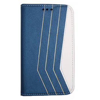 Color Case Galaxy S4 Gizli Mıknatıslı Kılıf Mavi MGSDPUW2358