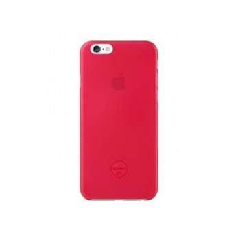 Ozaki O!coat 0.3 Jelly iPhone 6/6S Kılıfı + Ekran Koruyucu Film (Kırmızı)